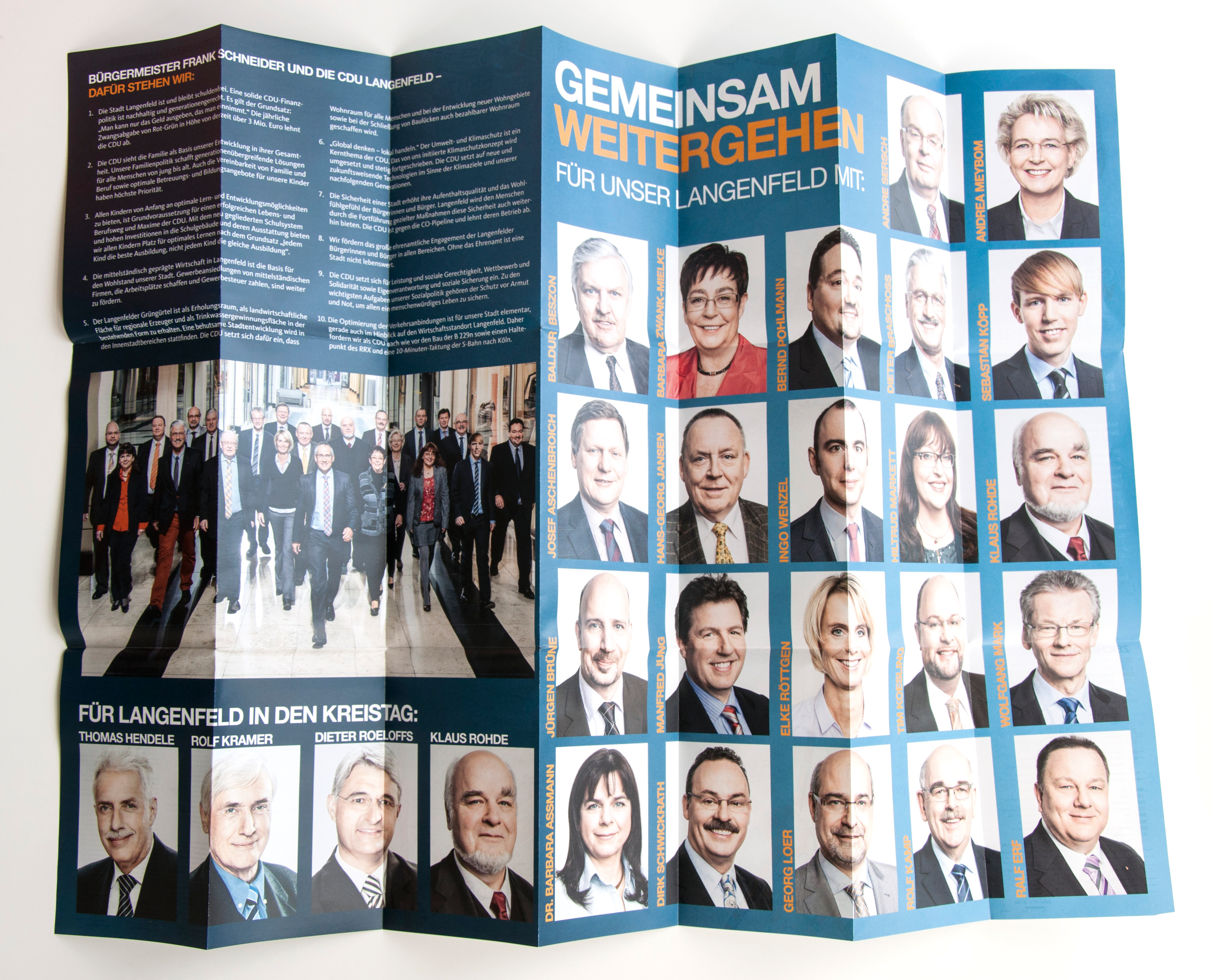 CDU Langenfeld, Wahlkampagne