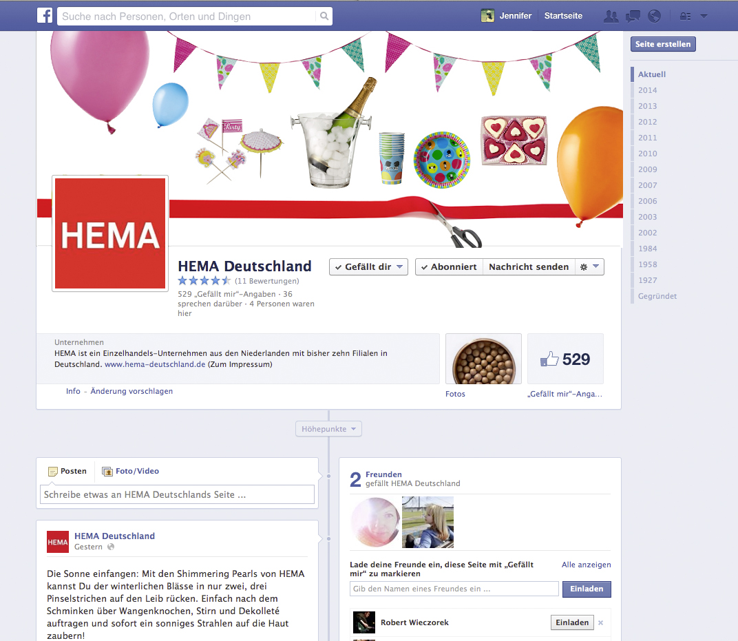 Eröffnungsparty – Hema Online Shop