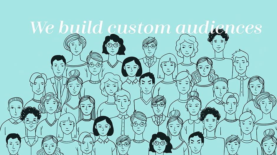 We build custom audiences